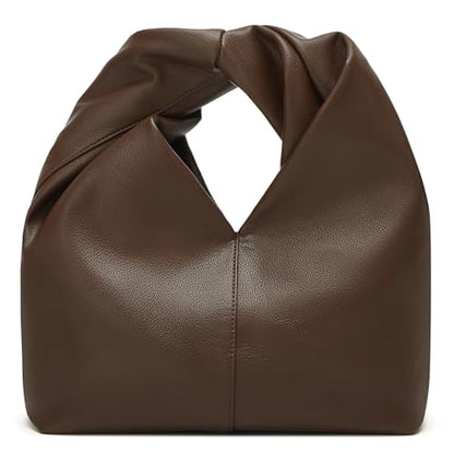 Slouchy Suede Crescent Crossbody Purses Women Cute Hobo Bags Trendy Satchels Underarm Shoulder Bag Travel Tote Handbag 2026 - color: D Pu Dark Coffee-have Strap