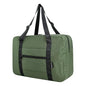 Small Duffle Bag for Men Women, Mini Gym Bag Foldable Travel Tote Carry On Luggage with Trolley Sleeve, Army Green - color: Army green, size: 23L
