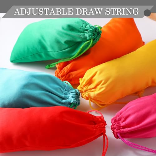Shinylin 24 Pcs Sunglass Pouch Drawstring Microfiber Pouch Multicolor Soft Sunglasses Case Sunglasses Bag Eyeglass(Bright Colors,Fresh) - color: Bright Colors, style: Fresh
