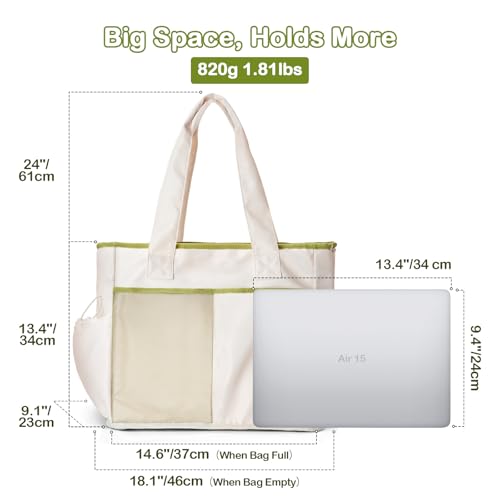 Odoland Soft Cooler Bag - Leakproof & Insulated, 2-in-1 Collapsible Design, Dry/Wet Separation, Large Soft Sided Cooler with Multi-Pocket Design for Beach, Picnic, Camping, Day Trip, Family Size - color: White Green