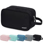 Narwey Travel Toiletry Bag for Women Traveling Dopp Kit Men Travel Bag for Toiletries Cosmetic Bag Makeup Bag Medicine Bag for Traveling (Black) - color: A-Black