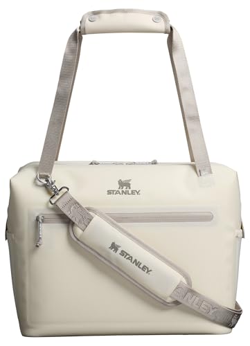 Stanley All Day Julienne Soft Cooler Bag and Lunch Box | Insulated Travel Bag with Zipper | BPA-Free - color: Cream, style: Max