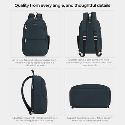 Travelon Anti-Theft Classic Convertible Sling Backpack - color: Midnight