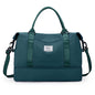 Travel Duffel Bag with Shoes Compartment, Overnight Weekender Bags for Women,Carry on Personal Item Bag,Medium Size - color: A-Peacock Blue, size: Medium
