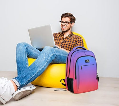 MATEIN Fashion Laptop Backpack 15.6 Inch, Anti Theft Slim Travel Backpack, Water Resistant Computer Bag for Men & Women - color: Tie-dye, size: 15.6 Inch