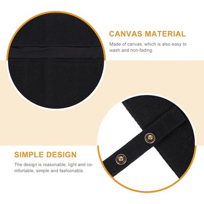 GALPADA Canvas Folding Watch Storage Bag, Travel Watch Organizer Pouch with Multifunctional Roll-up Design, Portable Foldable Jewelry Reel Packing Case for Men and Women