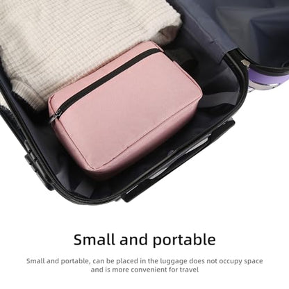 Icramsy Travel Toiletry bag Toiletry bag for women men Hanging Cosmetic bag Travel accessories for Women Men (Pink) - color: Pink