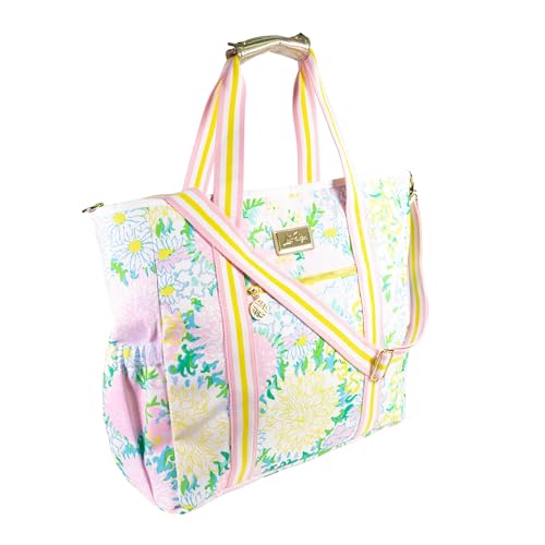 Lilly Pulitzer Beach and Picnic Cooler, Insulated Bag with Adjustable Shoulder Strap and Zipper, Soft Cooler - color: Lilly Garden Home