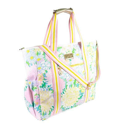 Lilly Pulitzer Beach and Picnic Cooler, Insulated Bag with Adjustable Shoulder Strap and Zipper, Soft Cooler - color: Lilly Garden Home
