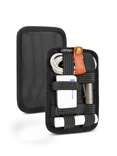 TACTICAL_GEEK EDC Organizer Board, Anti-Slip Elastic Woven Board, Utility Bag Insert Panel for Small Gear, Backpack Accessories (TCM11-S-Black) - color: TCM11-S-Black
