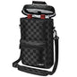 opux Wine Bag 2 Bottle Wine Tote Carrier, Insulated Wine Cooler Bag for Travel Picnic, Leakproof Portable Bottle Padded Case, Wine Gifts For Women Men Wine Lovers Christmas, Black - color: Black