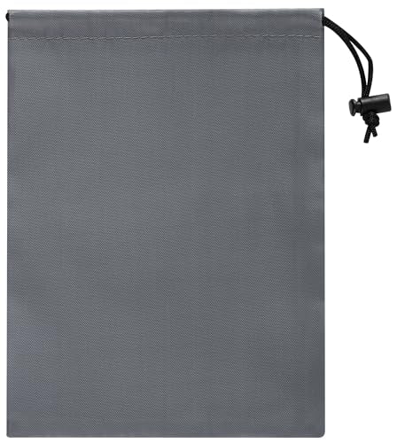 PALTERWEAR Drawstring Bag with Toggle - Nylon Cinch and Ditty Pouch Six-Pack (Gray, 6 x 8 Inch, Set of 6) - color: Gray, size: 6 x 8 Inch