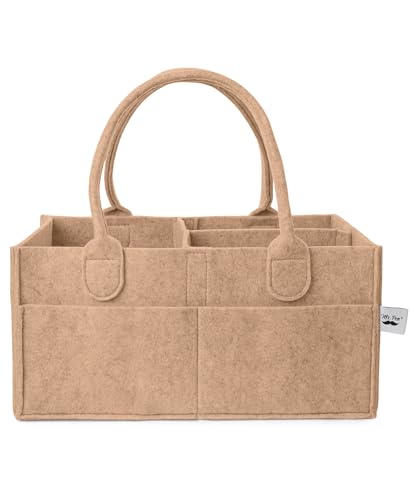 Mr. Pen- Baby Diaper Caddy Organizer, Earthy Clay, Nursery Storage Bin and Car Organizer for Diapers and Baby Wipes - color: Earthy Clay, size: 1 Pack, Regular