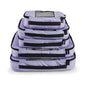 TravelWise Luggage Packing Organization Cubes 5 Pack, Lavender, 2 Small, 2 Medium, 1 Large (TWPC-27) - color: Lavender