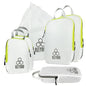 Beeyond Compression Packing Cubes Set - 6 Pieces for Travel and Luggage Organization, Includes Large & Small Cubes, Accessories Bag, and Laundry Bag