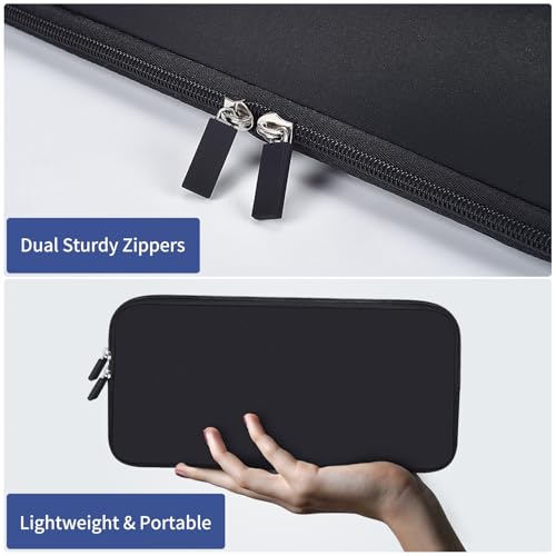 imComor Keyboard Sleeve Case for Logitech MX Keys Mini Minimalist Illuminated Keyboard, Wireless Travel Shockproof Protective Neoprene Bag, Black - size: Logitech MX Keys Mini