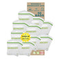 Smelly Proof BULK VALUE, 50-Pack HEAVY DUTY 5-mil Reusable Bags, Stand-Up, Expandable, Dishwasher-Safe, Odor-Proof, Durable Poly Nylon (Non-Silicone) US-Made 8.5" x 10" Quart 50pk - size: 50pk Quart 8.5" x 10"