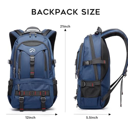KAKA Travel Backpack Fight Approved with 17.3 inch Laptop Lackpack Compartment Outdoor Duffle Bag for men and women - color: Blue