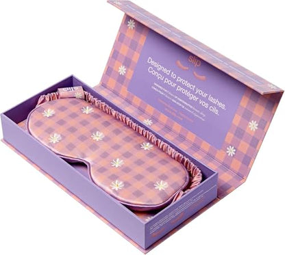 slip Pure Silk Contour Sleep Mask: Protect Your Delicate Lashes with Our Innovative, Lash-Friendly Design. Experience Uninterrupted Beauty Sleep with Slipsilk Comfort, 1 Contour Mask, Posie - color: Posie