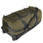 Bagenerous 110L/140L Expandable Soft-Sided Foldable Duffle Bag with 2 Rubber Wheels,Packable 32” Rolling Carry-On with Multi-Pockets & Compartments,Army Green - color: Army Green