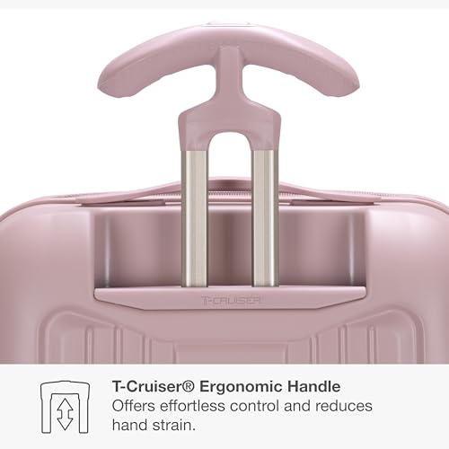 Traveler's Choice Ultimax II Polycarbonate Hardside Luggage with Spinner Wheels, Pink, 25-Inch Medium Luggage - color: Pink, size: 25-Inch Medium Luggage