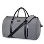 Convertible 2-in-1 Garment Bags for Travel, 50L Carry On Garment Duffle Bag With Shoe Compartment Large Weekender Bag for Women Men Hanging Suitcase Suit Travel Duffel Overnight Bags - color: 3-Grey