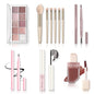 All in One Makeup Kit - Set for Women, Girls & Teens, Include 10 Colors Eyeshadow Palette, Lip Gloss, Eyebrow Eyeliner Pencil, Waterproof Mascara, 6 Pcs Brushes (Pink Kits) - color: 10-Pink