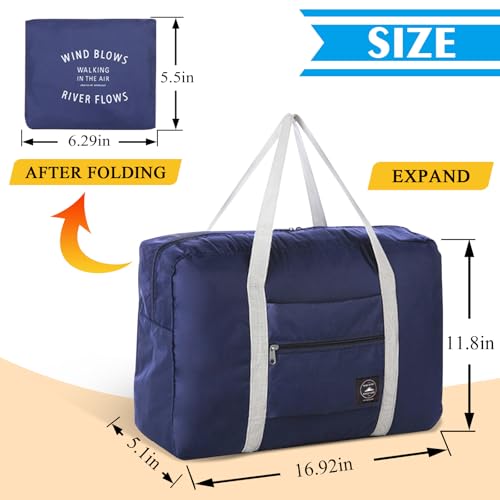 Travel Bag 36 Packes Carry on Luggage Foldable Duffel Bag Sports Gym Bag Weekender Overnight Bag Water Resistant Nylon Travel Duffel for Men Women - color: 12Pink 12Blue 12Red
