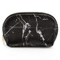 Ethereal Large Cosmetic Bag, Marble Black Travel Makeup Bag Waterproof Makeup Organizer Bag Portable Makeup Bag Purse Small Toiletry Bag for Women - color: 11-marble black