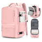 VGCUB Large Travel Backpack Bag for Women Men,Carry on Backpack,17 Inch Laptop Business Work Waterproof Backpack with Laptop Compartment,Person Item Flight Approved,Mochila de Viaje,Pink - color: Pure Pink, style: Large