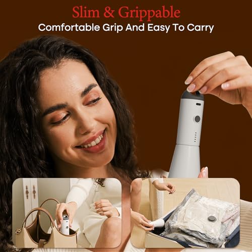 Vacbird Vacuum Bags for Travel with Rechargeable air Pump, Carry-on Size Compression Packing Bags for Luggage and Suitcase, Space Saver for Clothes and Clothing 18 Combo Travel Size - size: 18 Combo Travel Size