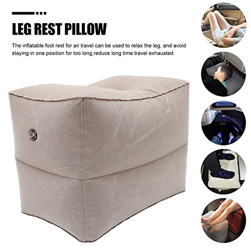 1 Set Floor Mat Height Leg Pillow Airplane Bed for Toddlers Leg Rest Pillow Kids Airplane Bed Travel Crib for Kids Office Desk Flocking PVC to Sleep