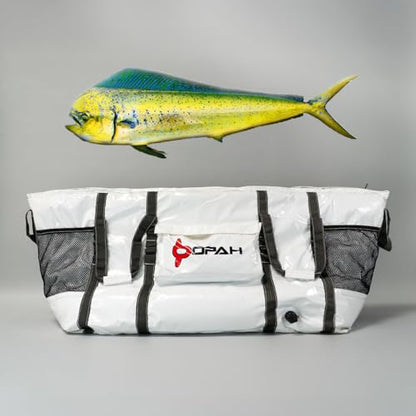 Opah Gear Fathom 6 Insulated Fish Kill Cooler Bag for Offshore, 70" Lx 24" W x 30" H, Heavy Duty, Marine-Grade Vinyl, UV Resistant, Camping & Fishing - style: Fathom 6 - 70'l X 24'w X 30'h