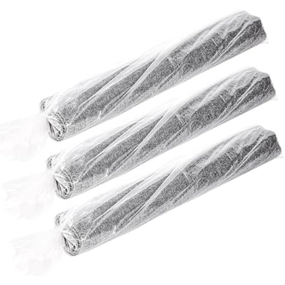 Large Plastic Rug Storage Bag, Pack of 3, Fits Rolled Rug up to 6'x 9', Heavy Duty, Transparent, Reusable, Zipper Closure - size: 6' x 9' - 3 Pack