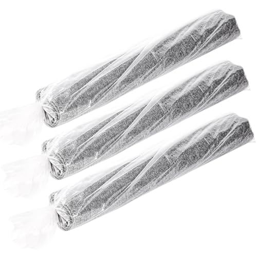 Large Plastic Rug Storage Bag, Pack of 3, Fits Rolled Rug up to 6'x 9', Heavy Duty, Transparent, Reusable, Zipper Closure - size: 6' x 9' - 3 Pack