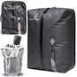 Black Voyage Reusable Vacuum Compression Travel Bag for Carry-On Suitcase and Backpack, Recycled IPX8 Waterproof Space Saver Vacpack (1-Pack, 18L - Pump Included) - color: Gray 18L (1-Pack), size: 18L (Air Pump Included)