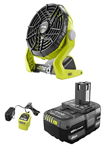 18-Volt ONE+ Cordless Hybrid Floor Dryer Fan 4.0 Ah LITHIUM+ Battery & Charger
