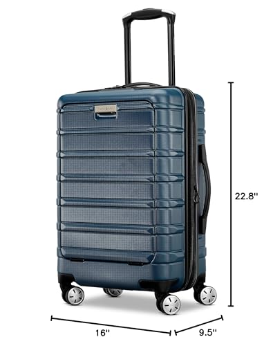 Samsonite Omni 2 PRO Hardside Expandable Luggage with Spinners, Nova Teal, Carry-on - color: Nova Teal, size: Pro Carry-on Spinner