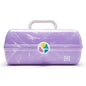 Caboodles On-The-Go Girl Retro Case, Lavender Marble, 13x8x5.75 Inch (Pack of 1) - color: Lilac Marble