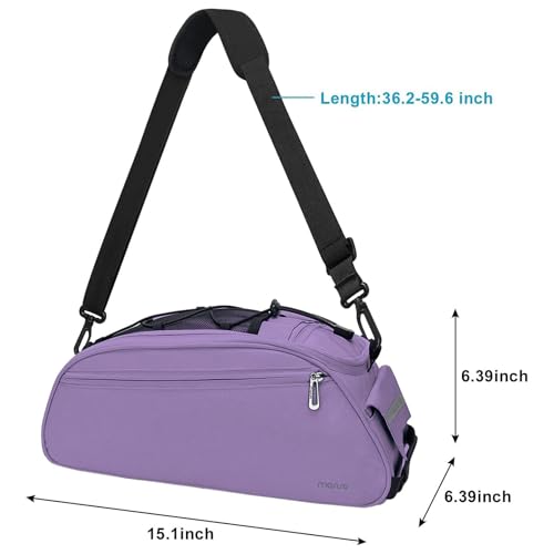 MOSISO Bike Rack Bag, Waterproof Bicycle Trunk Pannier Rear Seat Pouch Cycling Bike Carrier Backseat Storage Luggage Saddle Shoulder Bag - color: Purple
