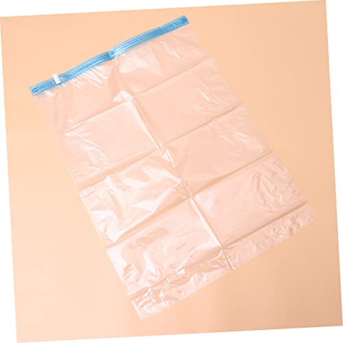 Holibanna 10pcs Vacuum Compressed Roll up Seal Bags for Travel Storage for Clothes Organize and Maximize Packing Space Pe Material Transparent Design