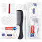 50 Sets Personal Hygiene Kit Bulk, Disposable Toothbrushes with Toothpaste Floss Comb Soap Cover and Vanity Kit, Toiletry Kits Homeless Supplies Bulk for Women,Men,Travel,Homeless