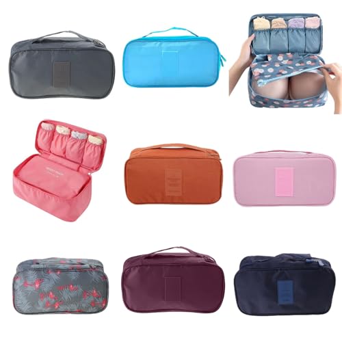 Bras Organizers Underwear Storage Bag Women Men Sock Cosmetics Clothes Pouches Multifunctional Bags Underwear Bag - color: Navy Blue