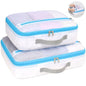 Cambond Mesh Packing Cubes for Travel Women - Lightweight Travel Bags Luggage Packing Organizer Travel Cubes for Suitcase with Handle