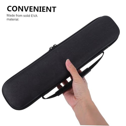 FOMIYES Hair Straightener Protective Case Travel Hair Straightener Bag Eva Storage Pouch for Styling Tools - color: Black