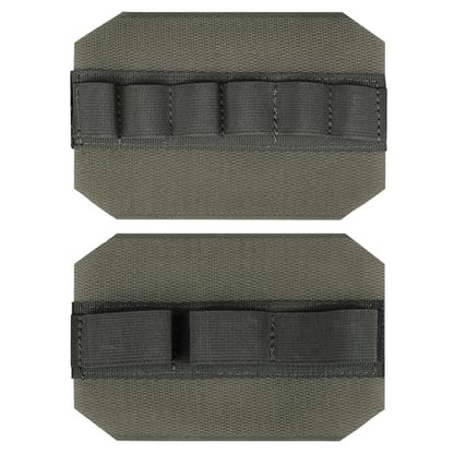 WYNEX Tactical Bag Insert Elastic Holder, Modular Elastic Loop Panel Hook and Loop Organizer Pouch Insert Attachment with Hook Backed Fastener for Backpack Accessories - color: Ranger Green