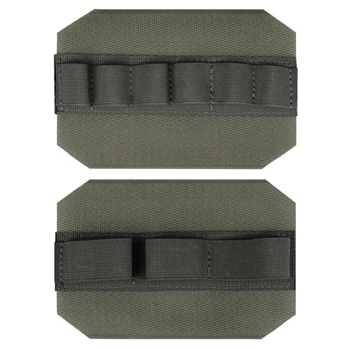 WYNEX Tactical Bag Insert Elastic Holder, Modular Elastic Loop Panel Hook and Loop Organizer Pouch Insert Attachment with Hook Backed Fastener for Backpack Accessories - color: Ranger Green