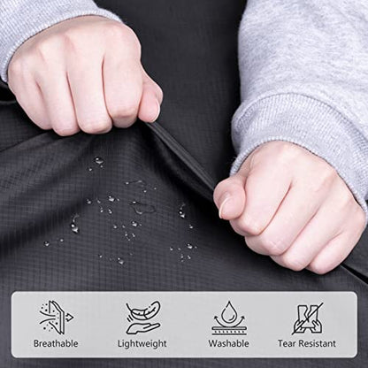 MISSLO 10" Gusseted Garment Bags for Hanging Clothes Compression 43" Suit Bags for Closet Storage Space Saver Clothes Bags for Travel Suit Cover Bags, 3 Packs