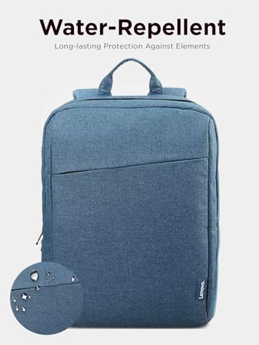 Lenovo Casual Laptop Backpack B210 - 15.6 inch - Padded Laptop/Tablet Compartment - Durable and Water-Repellent Fabric - Lightweight - Blue - color: Blue, size: 15.6 inch, style: B210