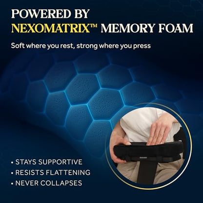 WESTERN COMFORT Thick Armrest Pads - Memory Foam Office Chair Arm Pads - Arm Rest for Desk Chair & Gaming Chair Armrest Pads - Chair Arm Covers - Elbow Support